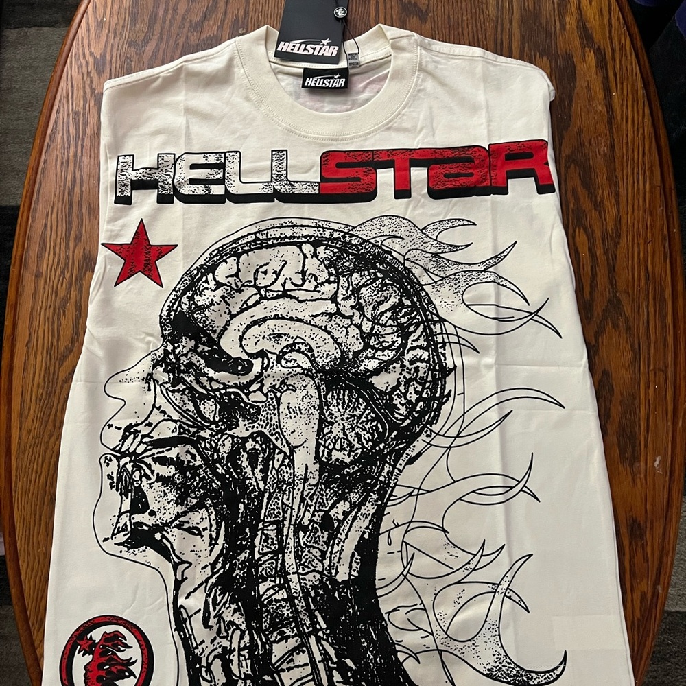 I am selling a hellstar shirt adult small. Brand new condition.